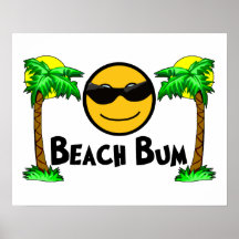 Strand-wertlos Sonnenschein-u. Palmen Plakatdrucke