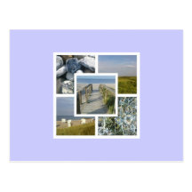 Strandcollage Postkarten