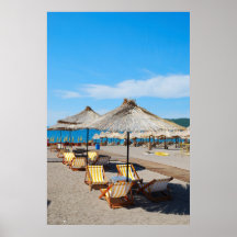 Strandferien Druck Plakate
