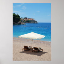 Strandferien in Montenegro-Druck Posterdrucke