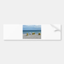 Strandkörbe Autosticker