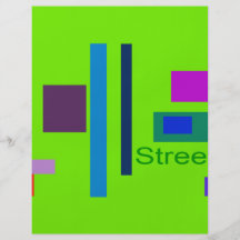 Straße Flyerbedruckung