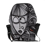 Straße KUNST Kurier Tasche