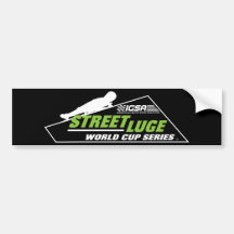 Straße Luge Weltmeisterschaft-Stoßaufkleber Auto Sticker