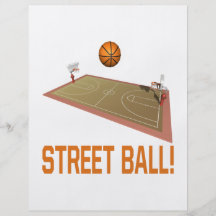 Straßen-Ball Personalisierte Flyer