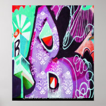 Straßen-Kunst-Plakat