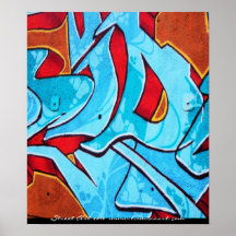 Straßen-Kunst-Plakat