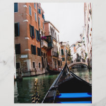 Straßen von Venedig Flyerdruck