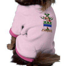 Strauch Family Crest Dog Tee