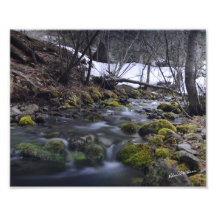Stream in Third Fork, ID(Long Shutter) - #2175 Art Photo