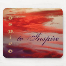 "Streben Sie, Mousepad zu inspirieren"