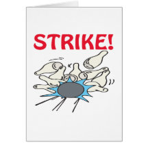 Streik Grußkarte