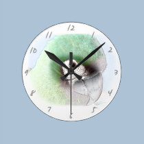 Strenge Macaw-Kunst-Uhr wanduhren