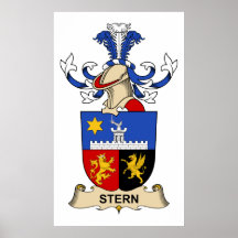 Strenges Familienwappen Plakatdrucke