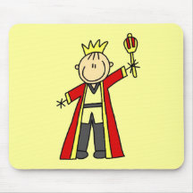 Strichmännchen-König Mousepads