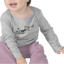Strichmännchen-Mädchen-Volleyball-T-Shirts und Ges