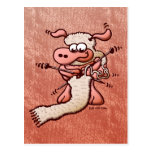 Strickende Schafe Postkarten