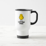 Strickendes Küken Tee Tasse
