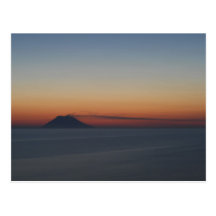 Stromboli Sonnenuntergang Postkarte