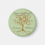 Strudel-Baum-Wurzeln Antiqued Pergament Save the D Magnets