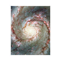 Strudel-Galaxie Gespannter Galerie Druck