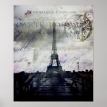 Strukturiertes Paris-Plakat