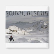 Stubai Gletscher Kühlschrankmagnete