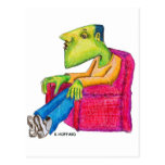 Stubenhocker Postkarte