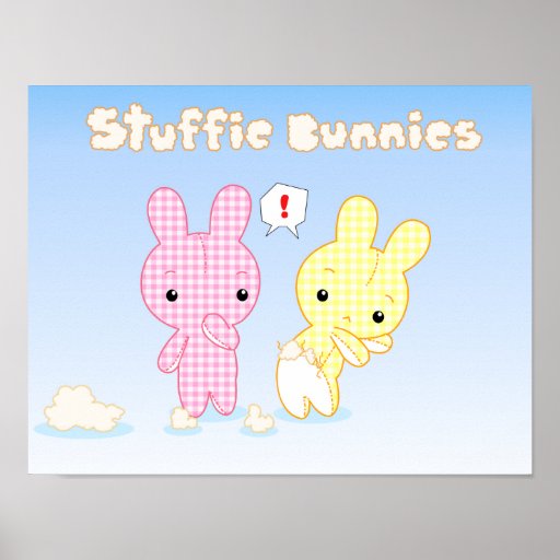 Stuffie Häschen-Plakat