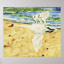 Stummer Schwan Posterdrucke
