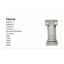 SturdyColumn, Name, Adresse 1, Adresse 2, Conta… Visitenkartenvorlage