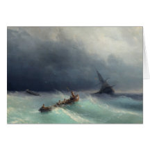 Sturm in Meer Karte