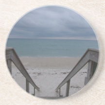 Stürmischer Strand Untersatz