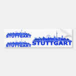 Stuttgart Stadt Skyline - Autoaufkleber /Aufkleber