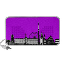 Stuttgart Stadt Skyline - mini Lautsprecher
