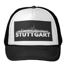 Stuttgart Stadt Skyline - sonstige Geschenkideen Trucker Mützen