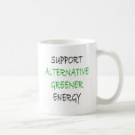 Stützalternative grünere Energie Tee Haferl