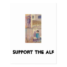 Stützen Sie den ALF Postkarten