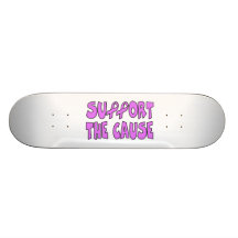 Stützen Sie die Brustkrebs-Ursache Personalisiertes Skateboard