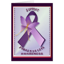 Stützfibromyalgia-Bewusstseins-Tageskarte