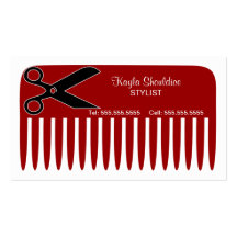 Stylist-/Friseur-Geschäfts-Karten Visitenkarte