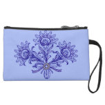 Stylized BlumenCornflower blaue Bagettes Tasche
