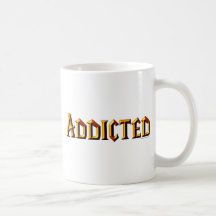 Süchtig (wow-Schriftart) Tee Haferl
