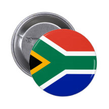 Südafrika-Flagge Button