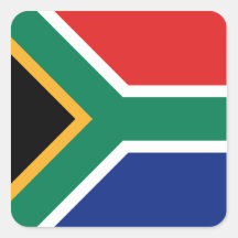 Südafrika-Flaggen-Aufkleber