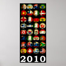 Südafrika-Weltmeisterschaft 2010 Plakate