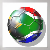 Südafrikafußball-Geschenke 2010/2011 Poster
