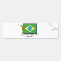SÜDauftrag LDS BRASILIENS PORTO ALEGRE Auto Sticker