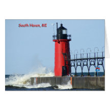Südhafen-Leuchtturm Grußkarten