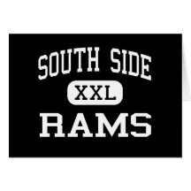 Südseite - RAMs - hoch - Hookstown Pennsylvania Grußkarten